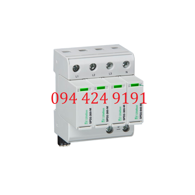 Littefuse&nbsp;cắt sét 3 pha 4 cực SPD2-3P