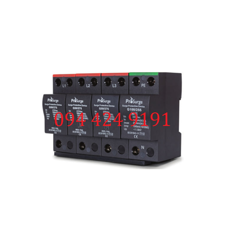 Chống sét lan truyền 3 pha 4 cực G50 Prosurge