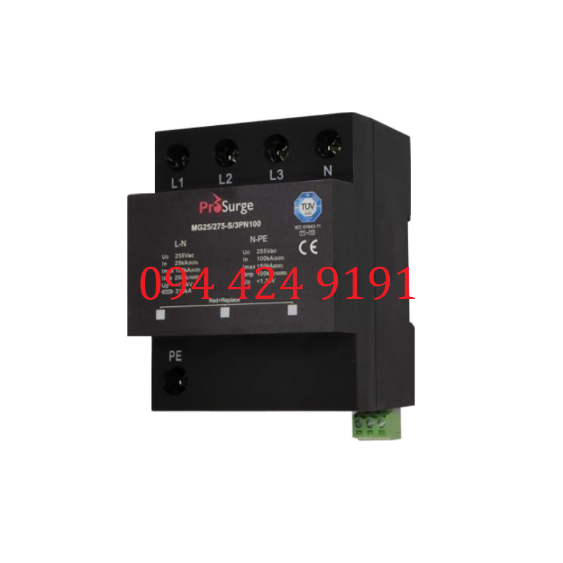Cắt sét 3 pha Tsg Prosurge MG-25-275-3PN100