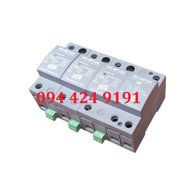 Thiết bị cắt sét 03 pha TEC MT120-3P